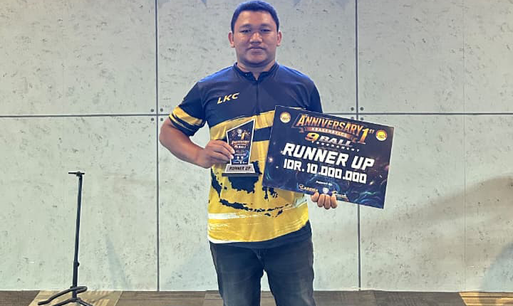 Mahasiswa PTVM Krisjon Raih Juara II Turnamen Biliar Anniversary Kraken ByLCS Nine Ball 2026