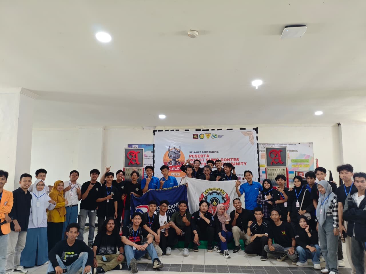 Mahasiswa Teknologi Listrik Mengikuti Lomba Robot Sumo Contess Electrical Community
