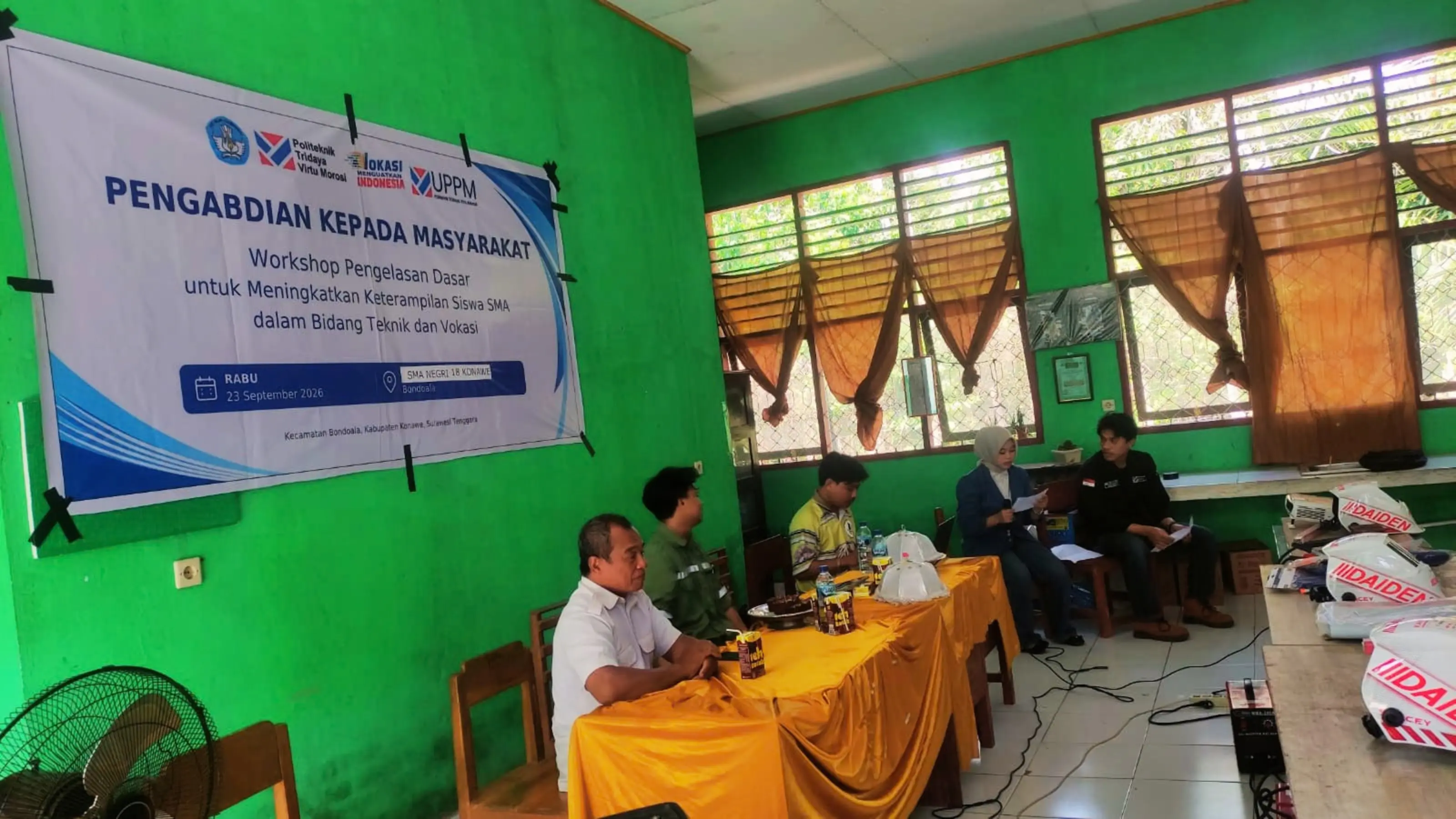 PTVM Gelar PkM melalui Workshop Pengelasan Dasar bagi Siswa SMA